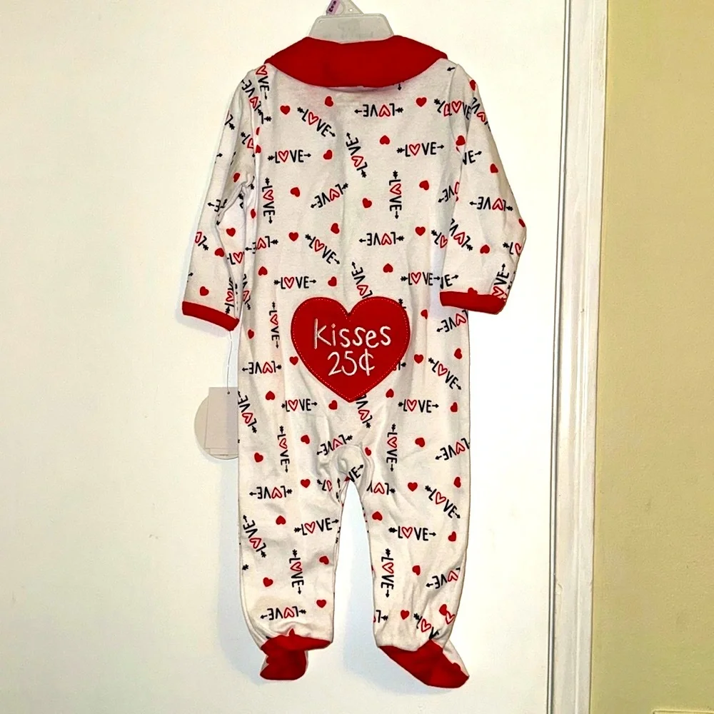 Koala Kids Red Baby Valentines Onesie